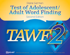 Test of Adolescent/Adult Word FInding-2